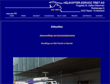 Tablet Screenshot of heli-service-triet.ch